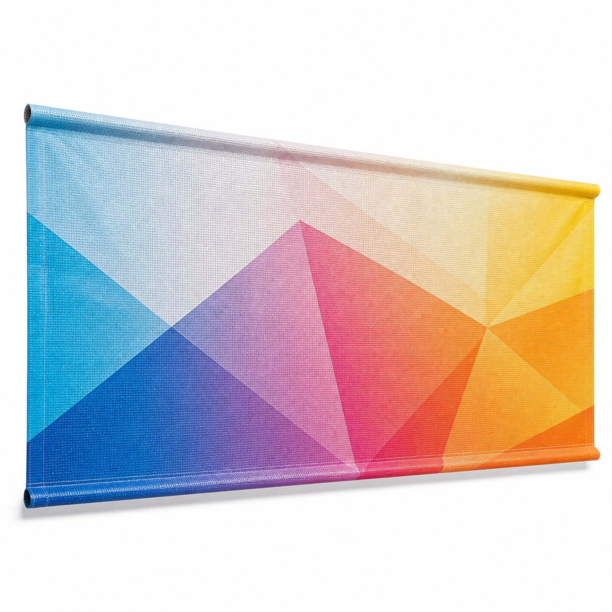 Baugerüstbanner mit Hohlsaum oben und unten (Durchmesser Hohlsaum 3,0 cm)