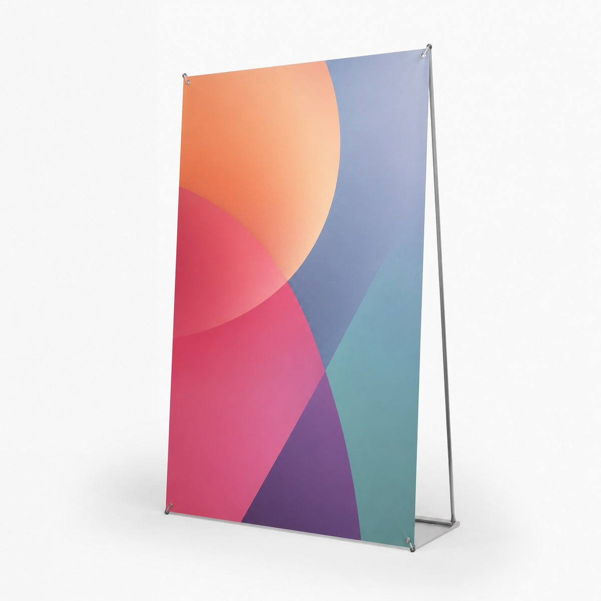 L-Banner 150 cm x 200 cm inkl. Gestell, Druck und Versand