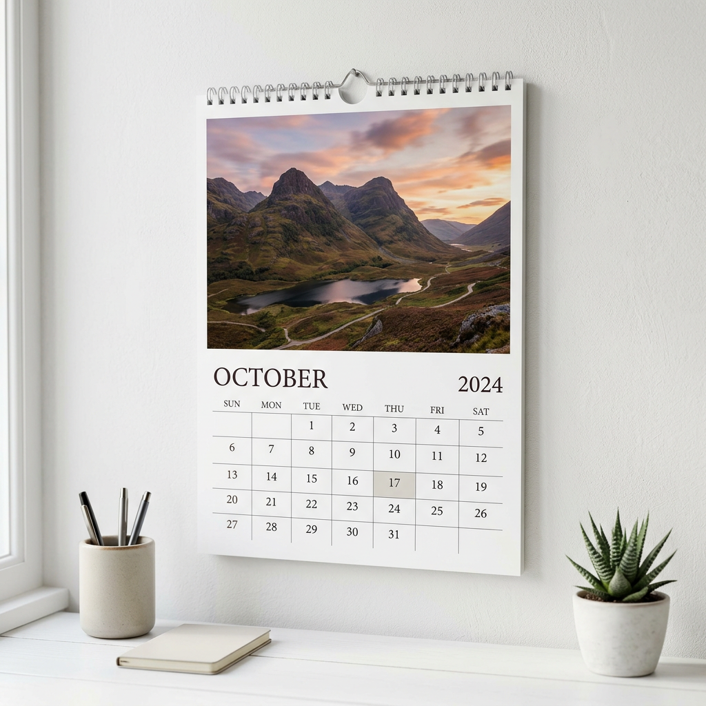 Wandkalender DIN A4 (bedruckbar)
