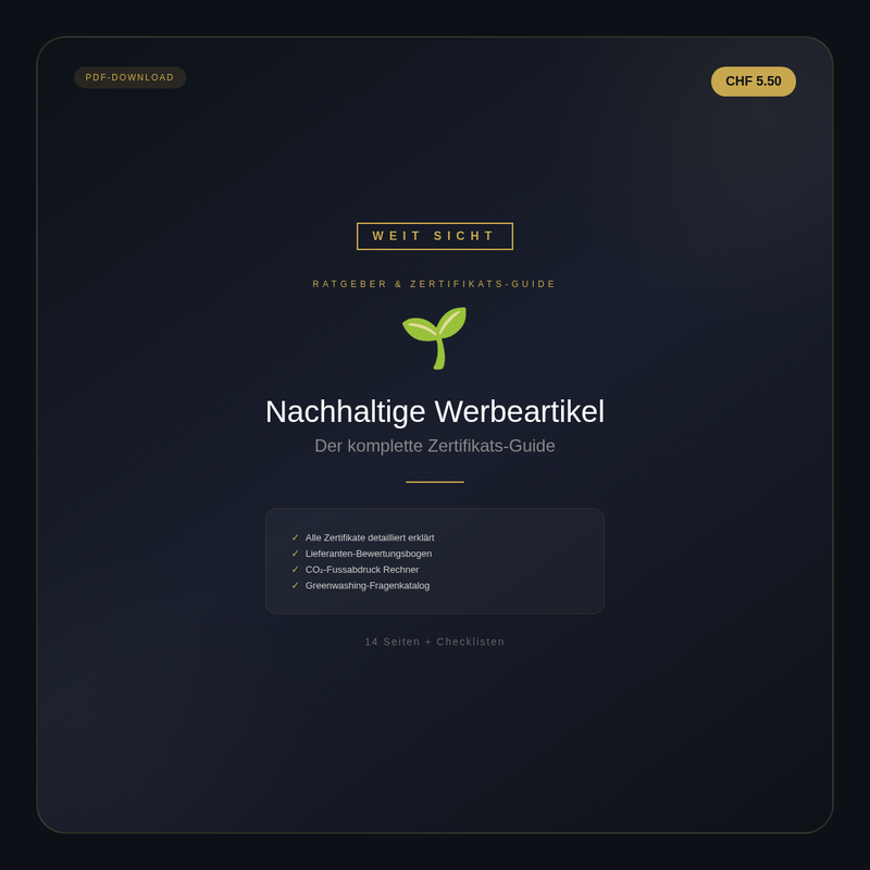Nachhaltige Werbeartikel: Der komplette Zertifikats-Guide