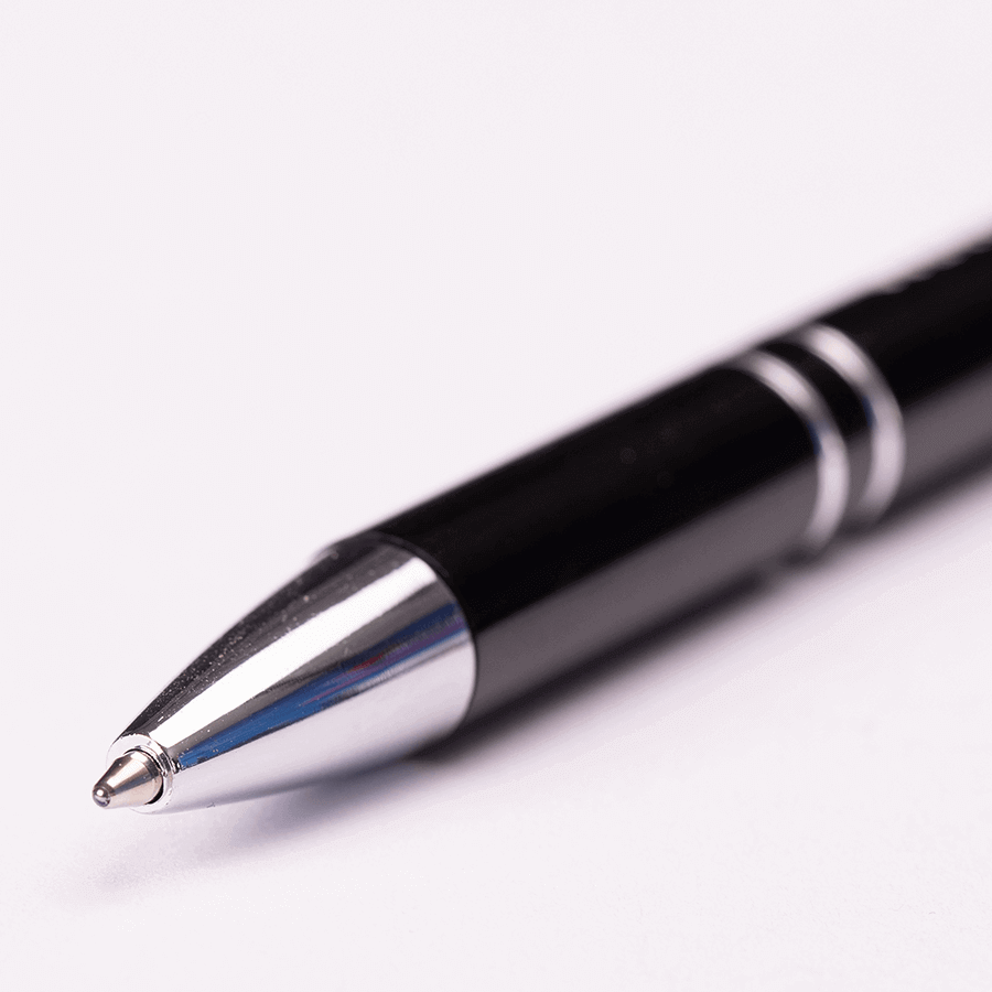 Premium Metall-Kugelschreiber Touchpen mit einseitiger Lasergravur (bedruckbar)