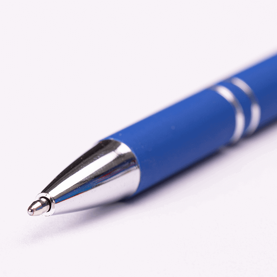 Premium Metall-Kugelschreiber Soft-Touchpen mit einseitiger Lasergravur (bedruckbar)