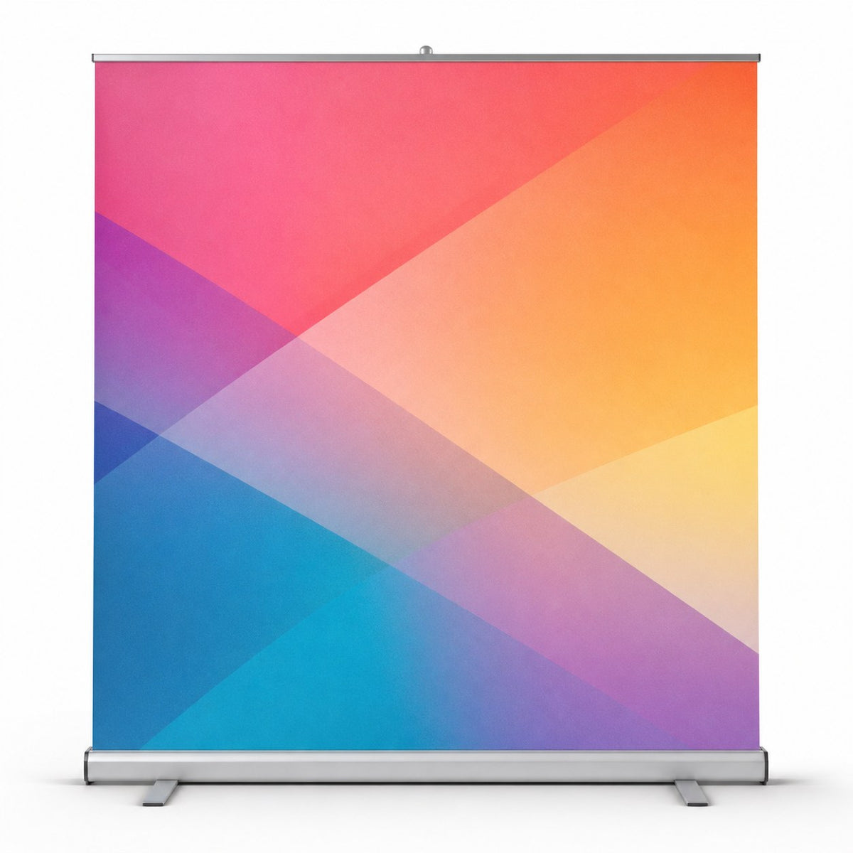 Premium Roll-Up Bannerdisplay 200 cm x 200 cm, inklusive Druck und Versand