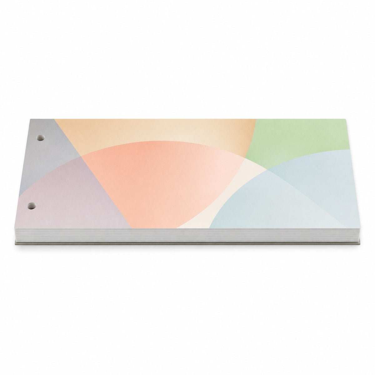 Block mit Leimbindung, DIN lang quer, 100 Blatt, 4/4 farbig beidseitig bedruckt