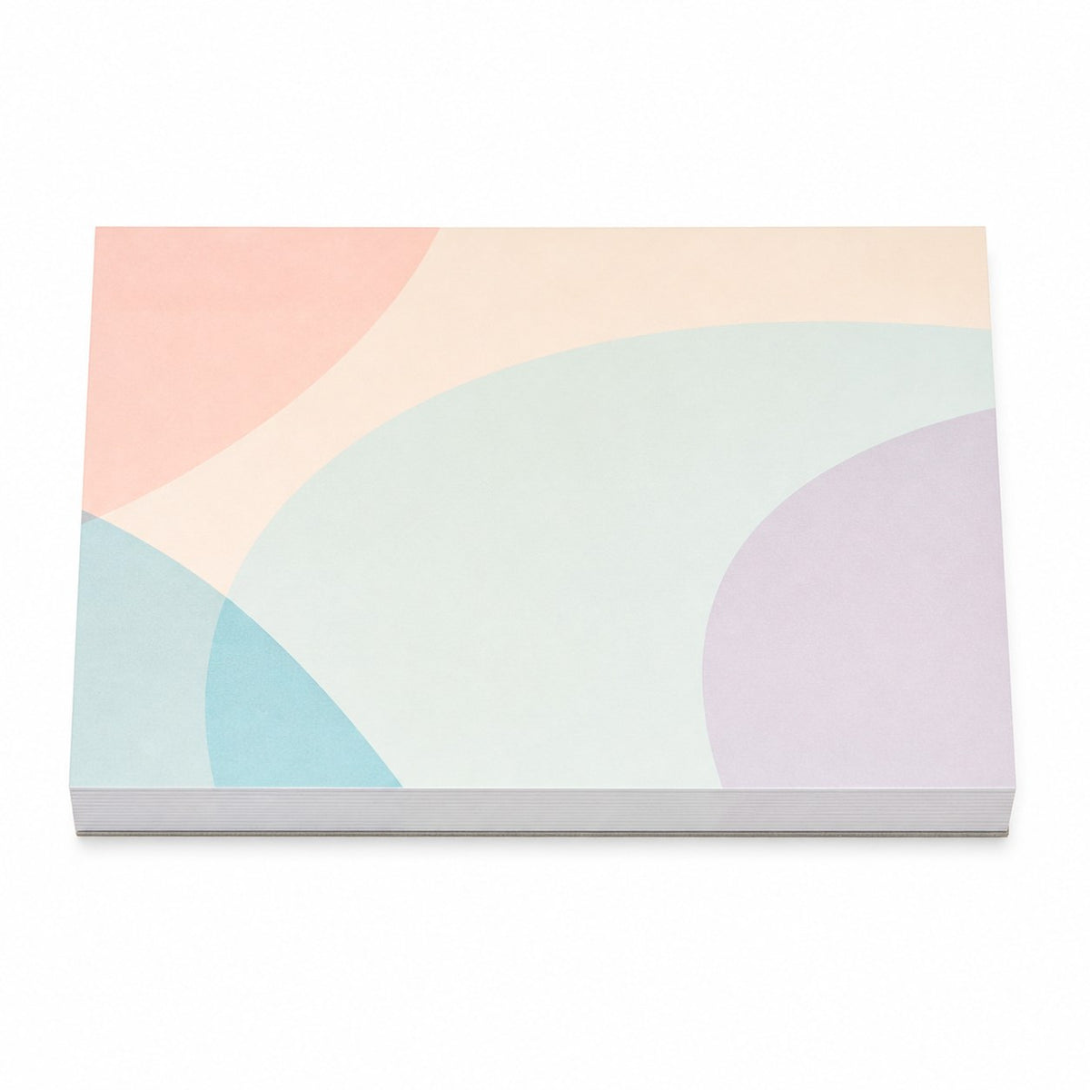 Block mit Leimbindung, DIN A7 quer, 100 Blatt, 4/4 farbig beidseitig bedruckt