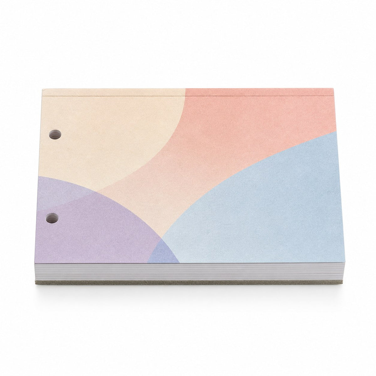 Block mit Leimbindung, DIN A7 quer, 10 Blatt, 5/0 farbig einseitig bedruckt (CMYK 4-farbig + 1 Sonderfarbe HKS oder Pantone)