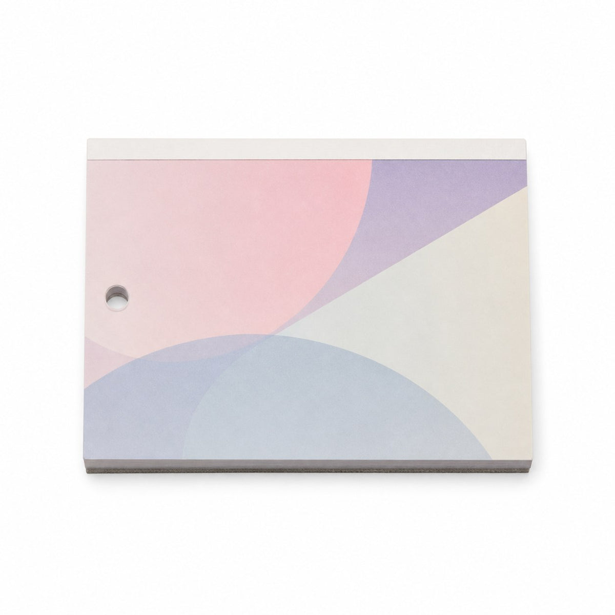 Block mit Leimbindung, DIN A7 quer, 25 Blatt, 5/0 farbig einseitig bedruckt (CMYK 4-farbig + 1 Sonderfarbe HKS oder Pantone)