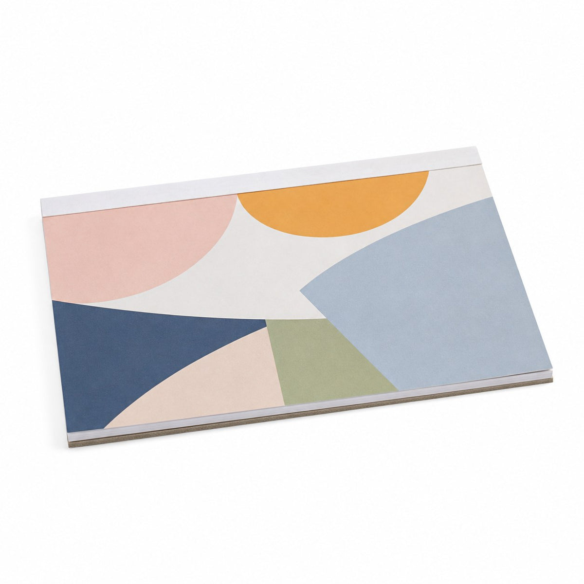 Block mit Leimbindung, DIN A5 quer, 25 Blatt, 4/0 farbig einseitig bedruckt