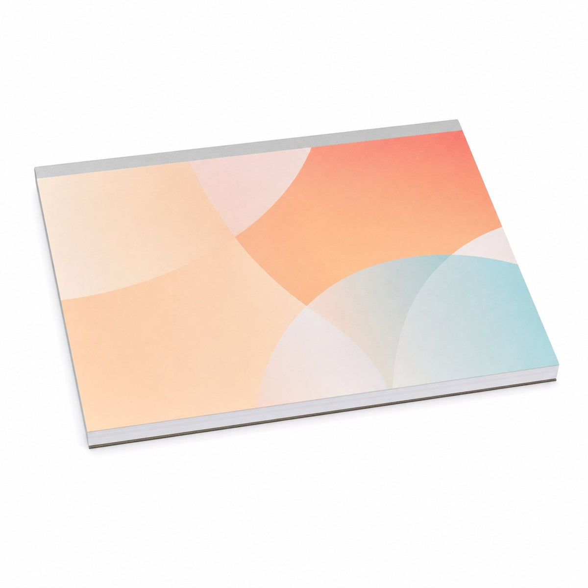Block mit Leimbindung, DIN A4 quer, 100 Blatt, 4/0 farbig einseitig bedruckt