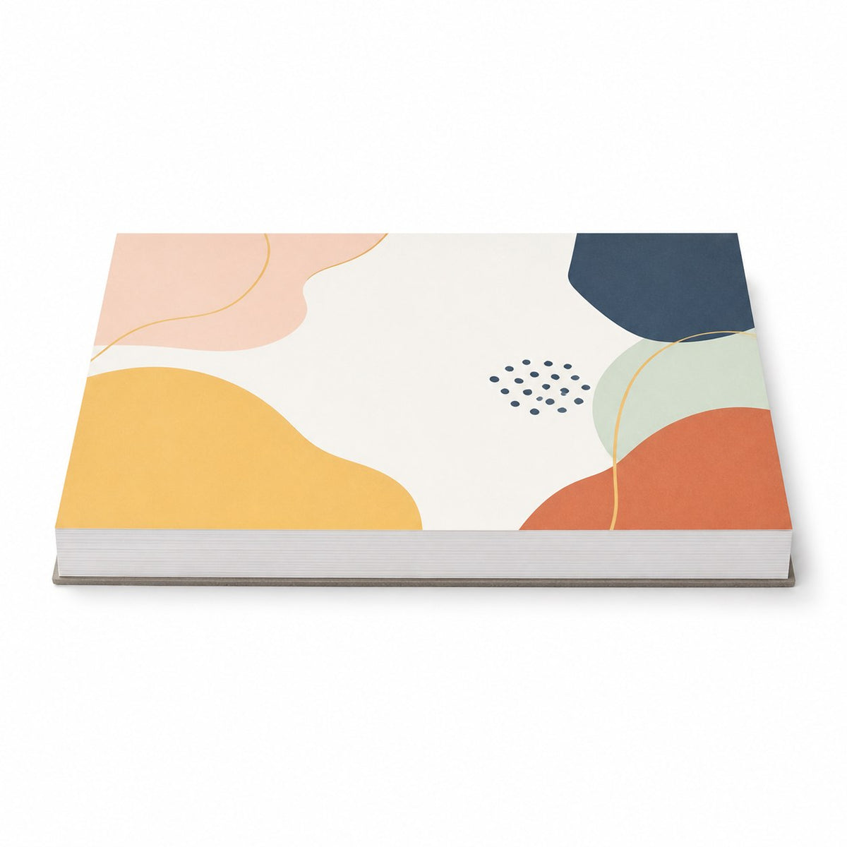 Block mit Leimbindung, DIN A4 quer, 200 Blatt, 5/0 farbig einseitig bedruckt (CMYK 4-farbig + 1 Sonderfarbe HKS oder Pantone)