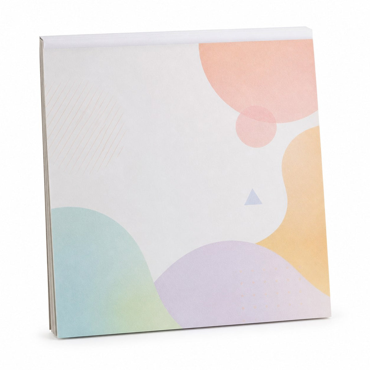 Block mit Leimbindung, 29,7 cm x 29,7 cm, 25 Blatt, 5/0 farbig einseitig bedruckt (CMYK 4-farbig + 1 Sonderfarbe HKS oder Pantone)