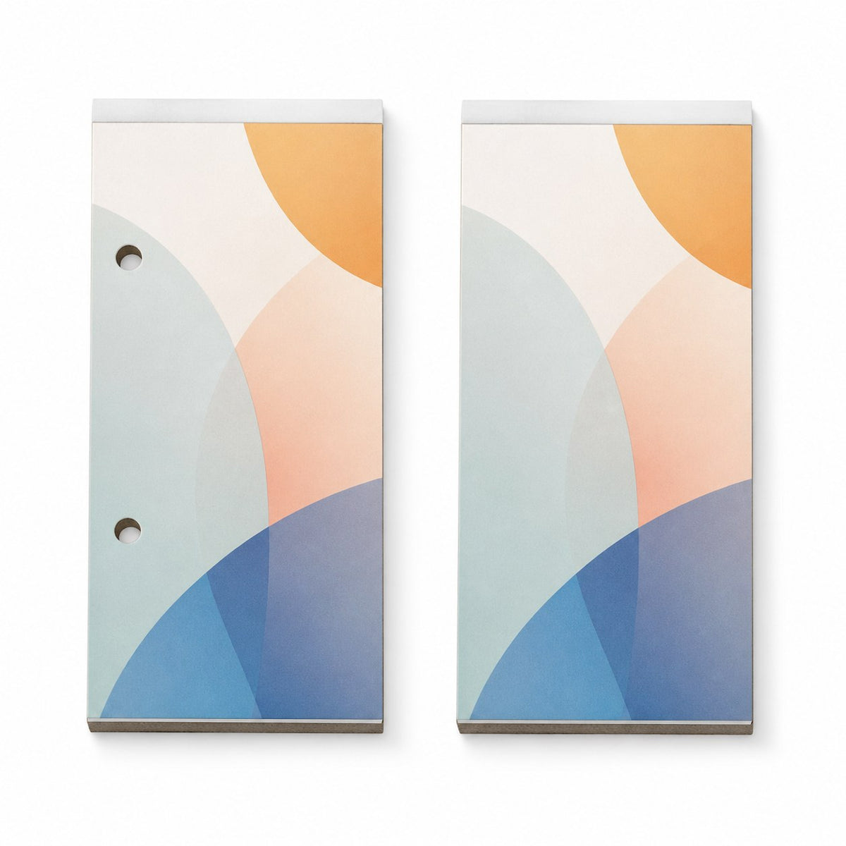 Block mit Leimbindung, 6,2 cm x 14,8 cm, 10 Blatt, 4/0 farbig einseitig bedruckt