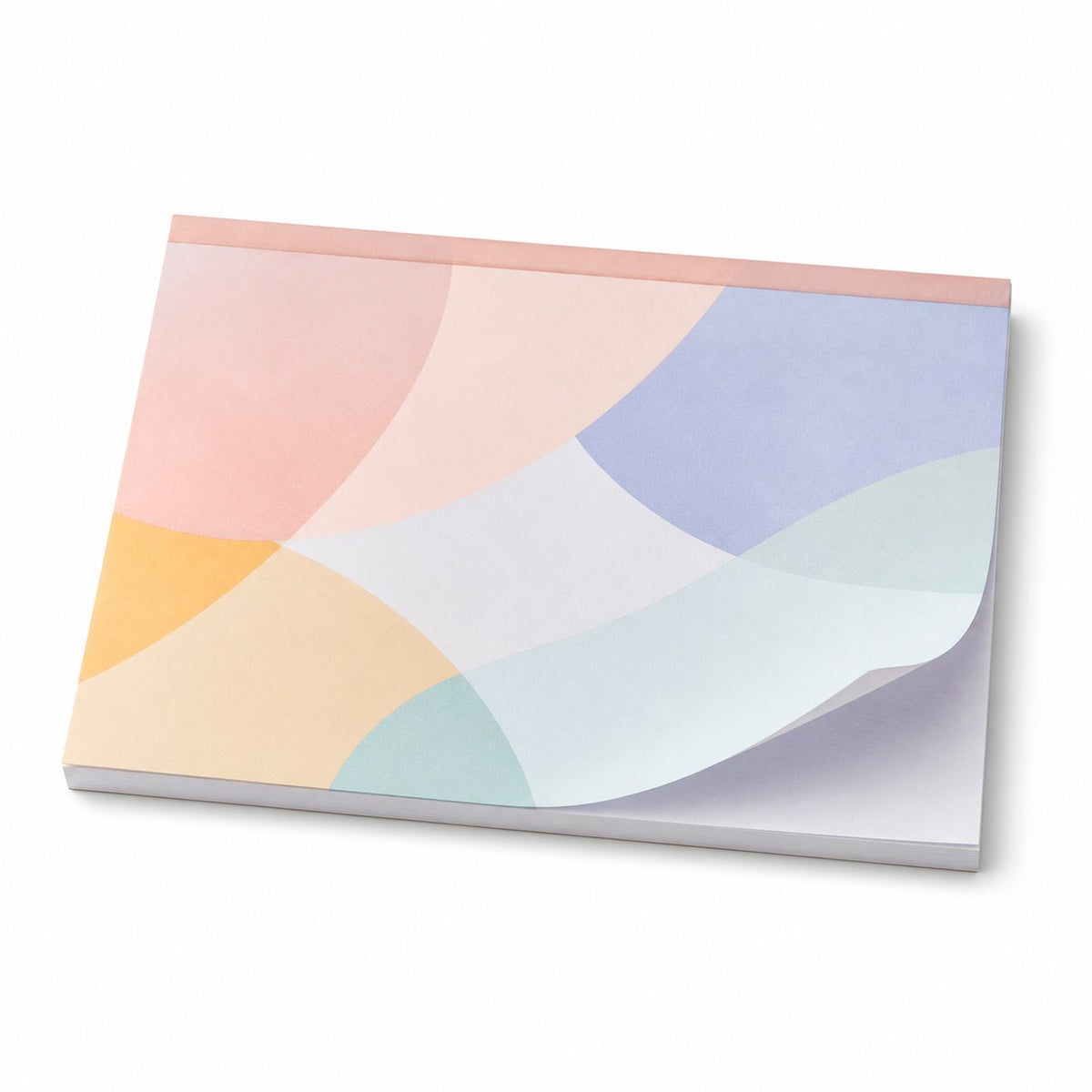 Block mit Leimbindung und Deckblatt, DIN A6 quer, 50 Blatt, 4/4 farbig beidseitig bedruckt