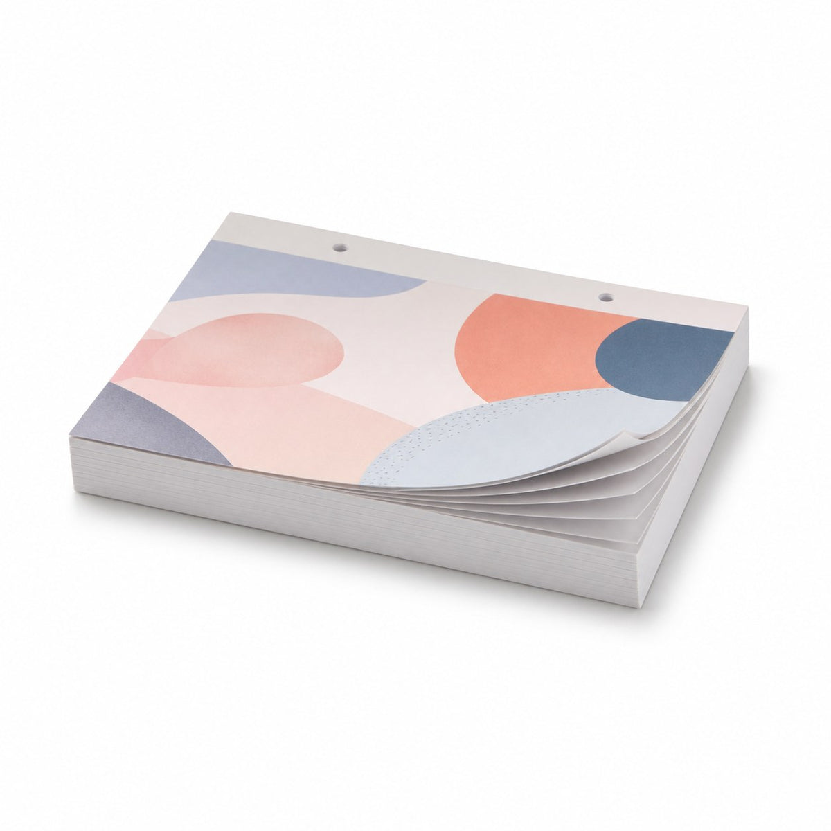Block mit Leimbindung und Deckblatt, DIN A6 quer, 200 Blatt, 4/4 farbig beidseitig bedruckt