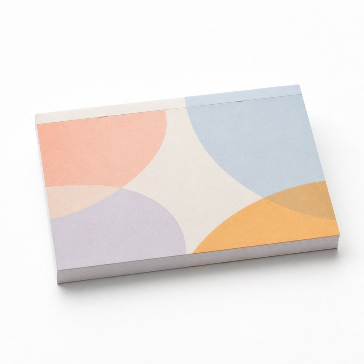 Block mit Leimbindung und Deckblatt, DIN A6 quer, 50 Blatt, 5/0 farbig einseitig bedruckt (CMYK 4-farbig + 1 Sonderfarbe HKS oder Pantone)
