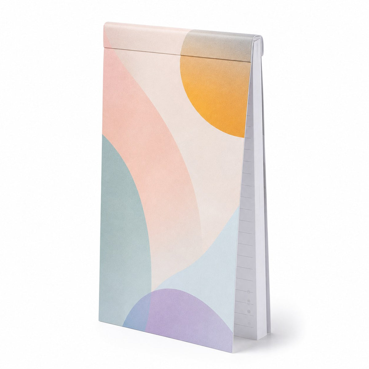 Block mit Leimbindung und Deckblatt, DIN lang, 25 Blatt, 4/4 farbig beidseitig bedruckt