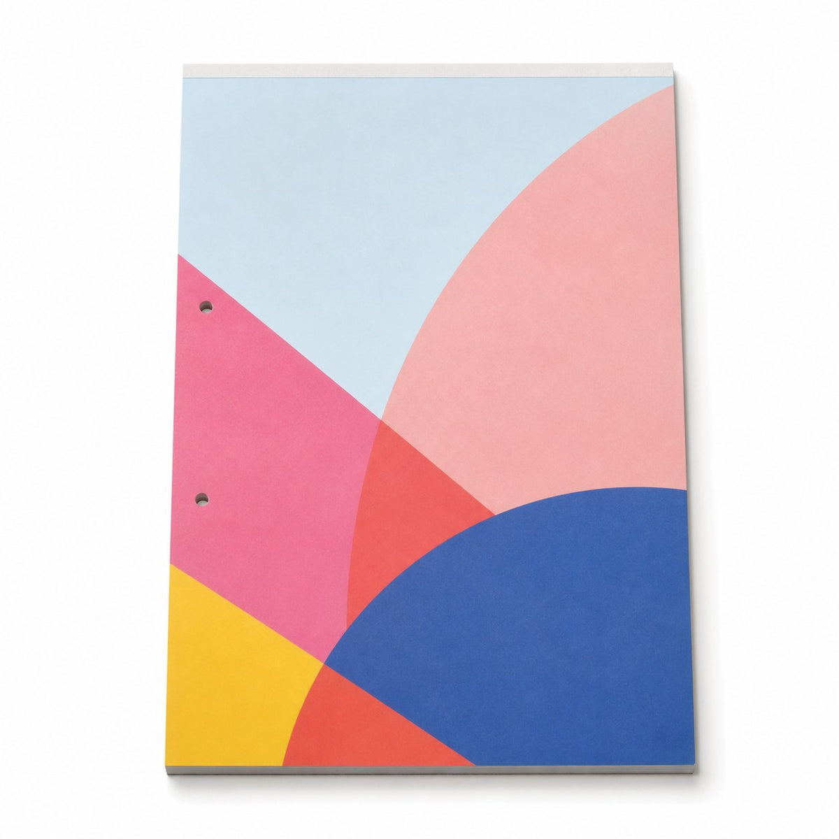 Block mit Leimbindung und Deckblatt, DIN A4, 10 Blatt, 5/0 farbig einseitig bedruckt (CMYK 4-farbig + 1 Sonderfarbe HKS oder Pantone)
