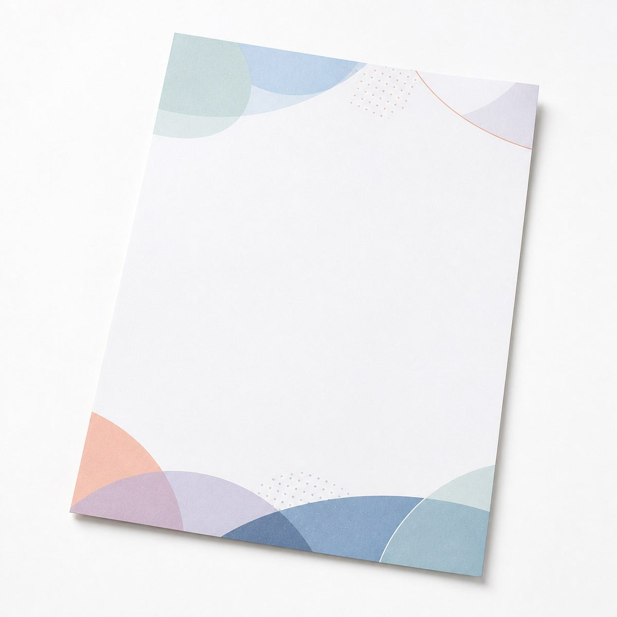 Briefpapier DIN A4, 5/0 farbig, (Vorderseite: CMYK 4-farbig + 1 HKS-Sonderfarbe / Rückseite: unbedruckt)