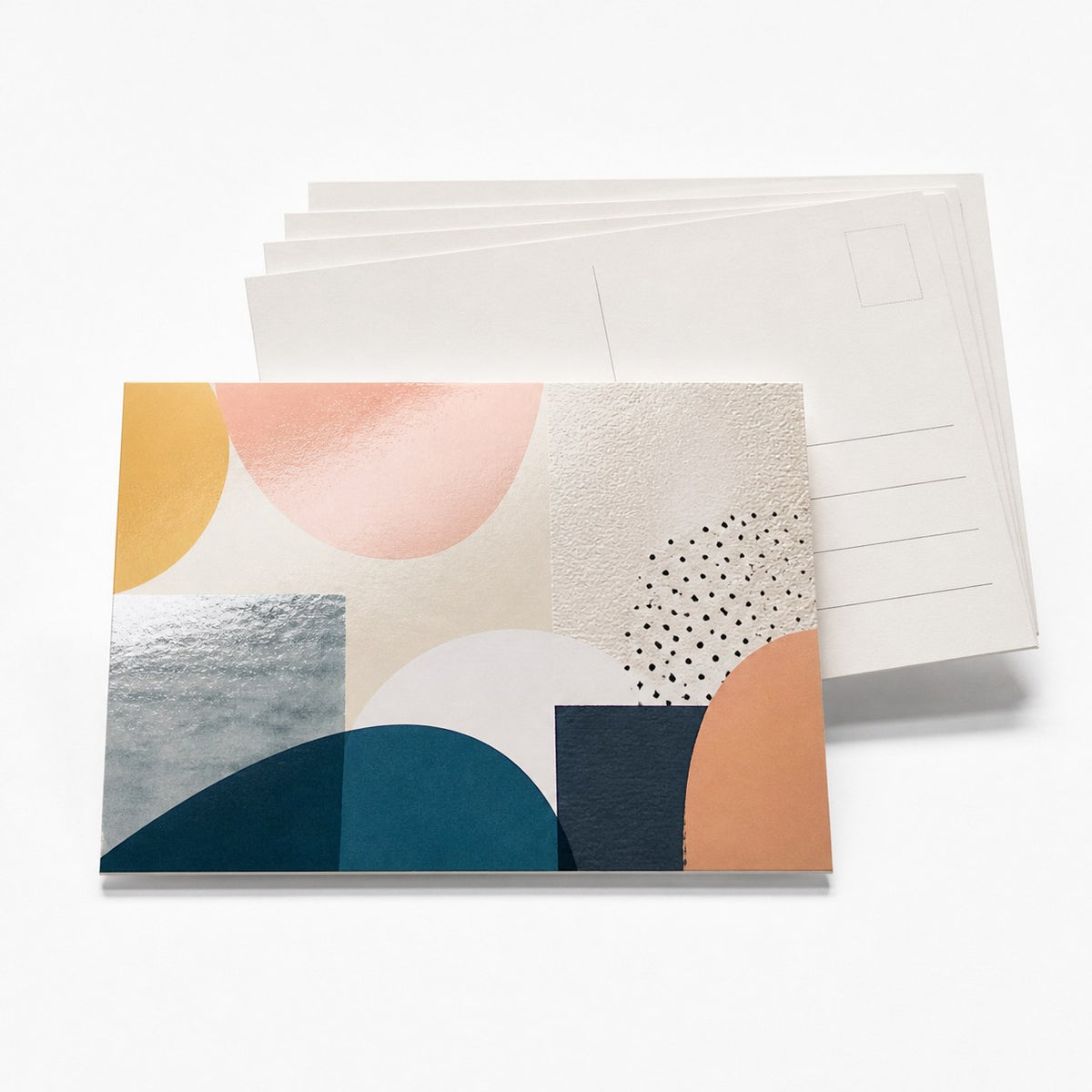 Postkarte, DIN A6 quer (14,8 x 10,5 cm), mit allen Veredelungskombinationen