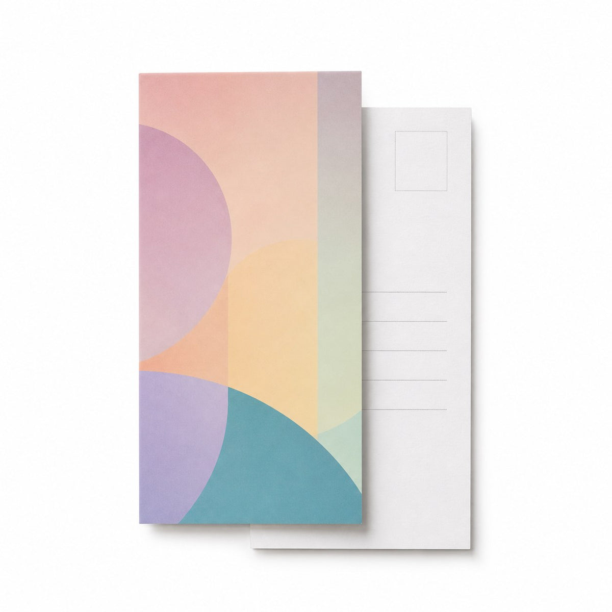 Postkarte, 12,5 x 23,5 cm