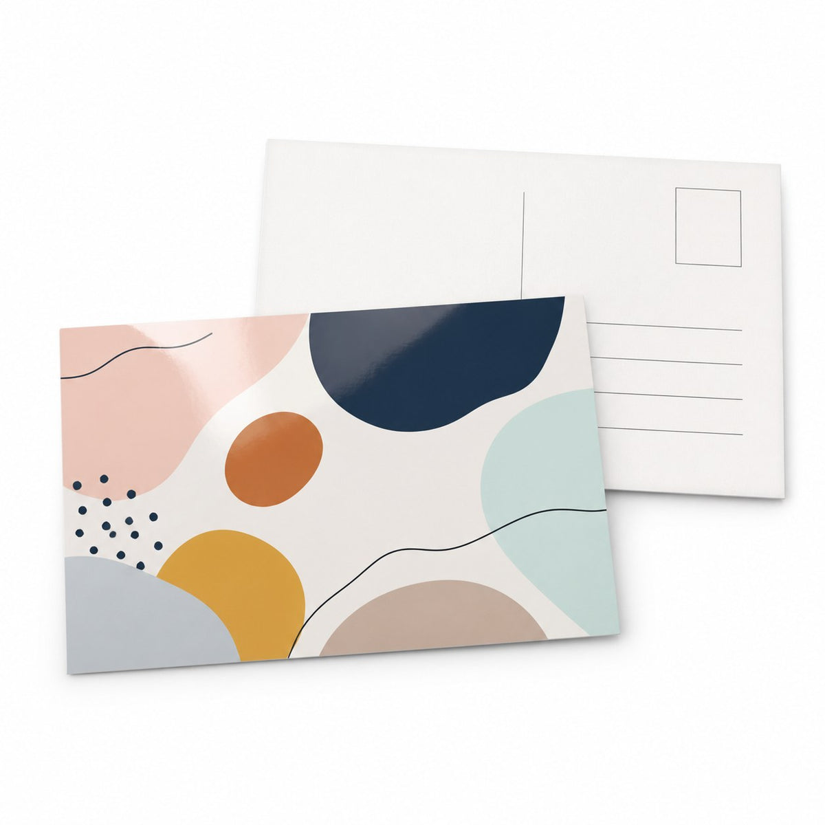 Postkarte, DIN A5 quer (21,0 x 14,8 cm), mit allen Veredelungskombinationen