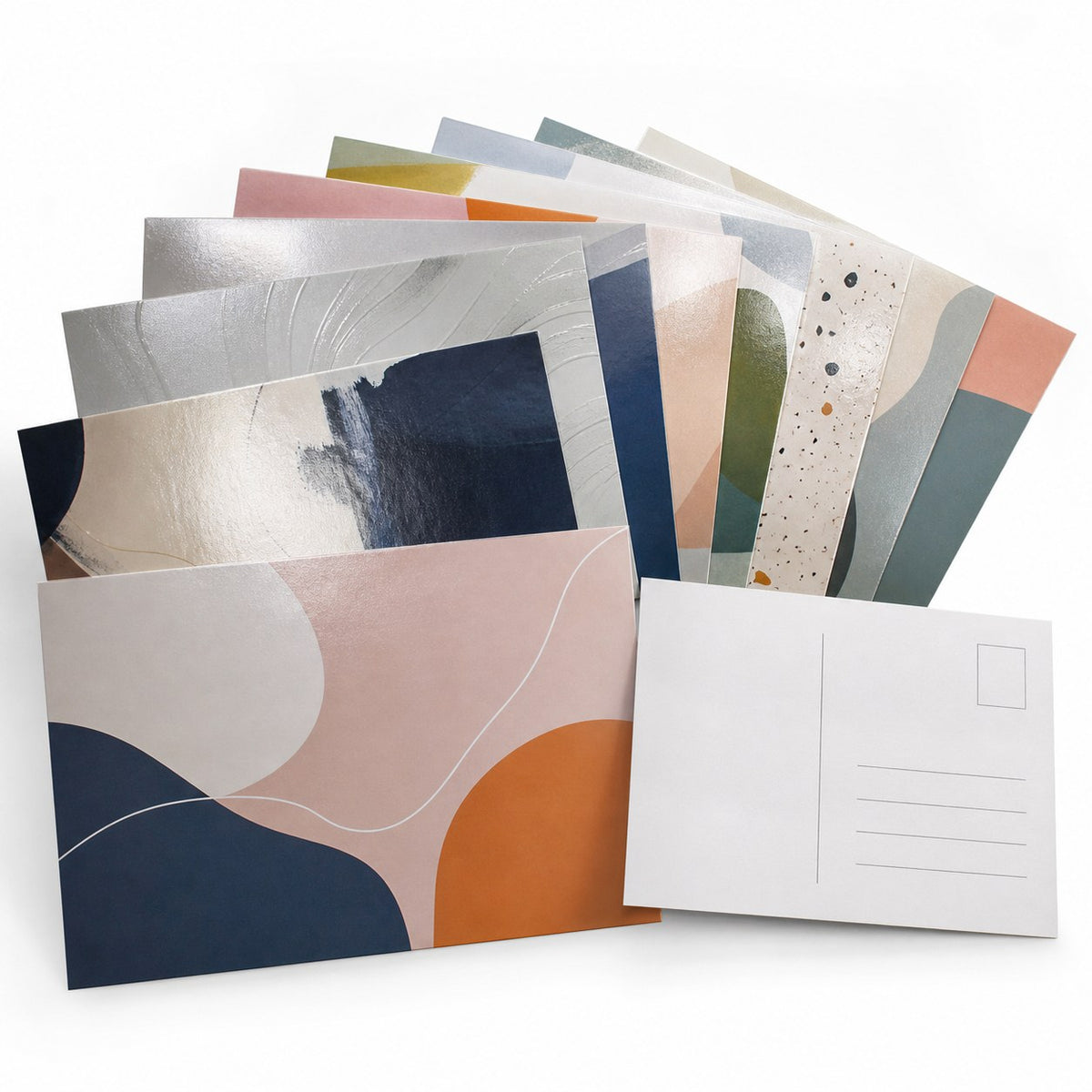 Postkarte, DIN A4 quer (29,7 x 21,0 cm), mit allen Veredelungskombinationen