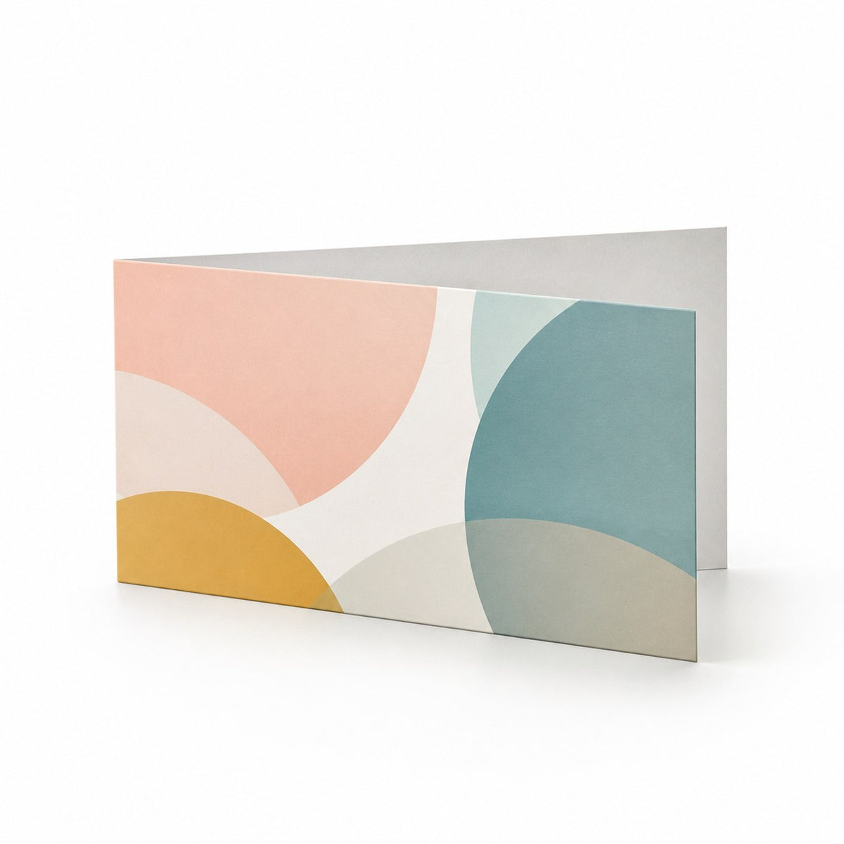 Postkarte, gefalzt auf DIN A8 quer, 4-seitig