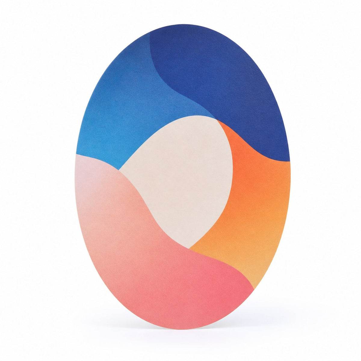 Flyer oval 9,5 cm x 14,5 cm