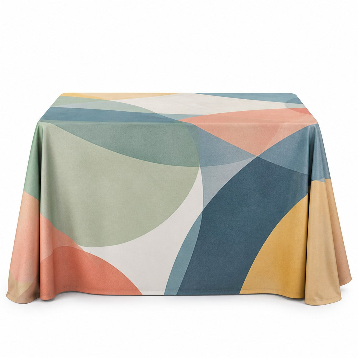 Nachhaltige Textil-Tischdecke, 4/0-farbig bedruckt, plano