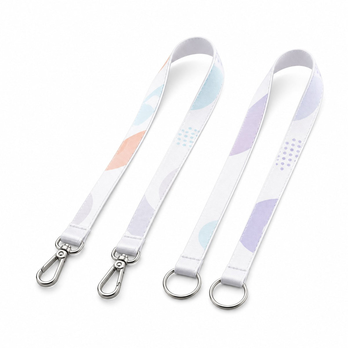 Duo-Lanyards klassisch, 15 mm Schlüsselbandbreite, 4/0-farbig einseitig bedruckt
