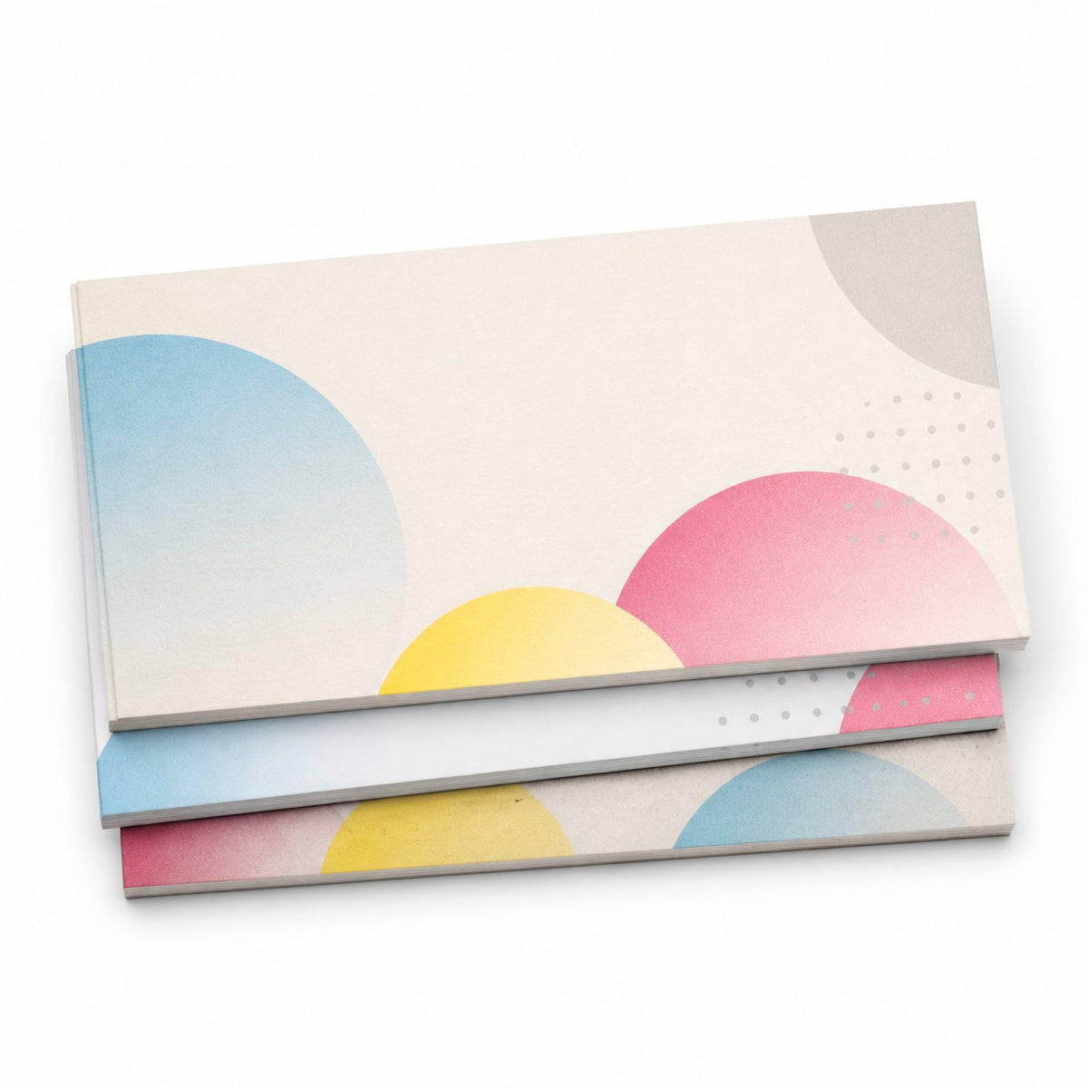 Gesprächsnotizzettel, DIN lang quer (21,0 x 9,9 cm), 2-seitig, 4/4-farbig
