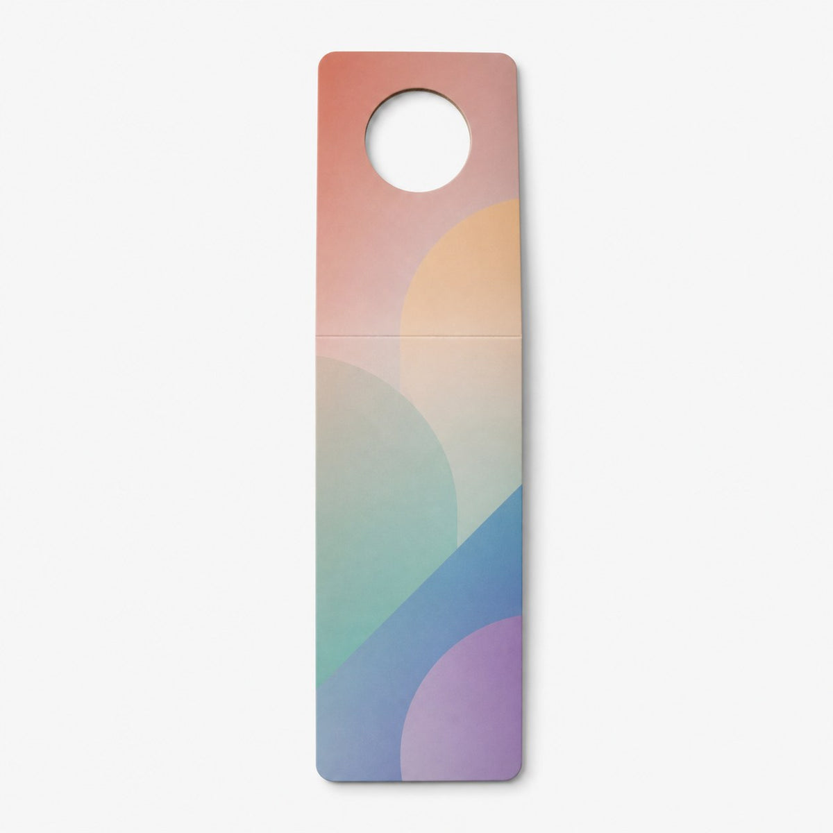 Flaschenanhänger 49 x 260 mm mit Falz, einseitig bedruckt, mit beidseitiger Softfeel-Folie