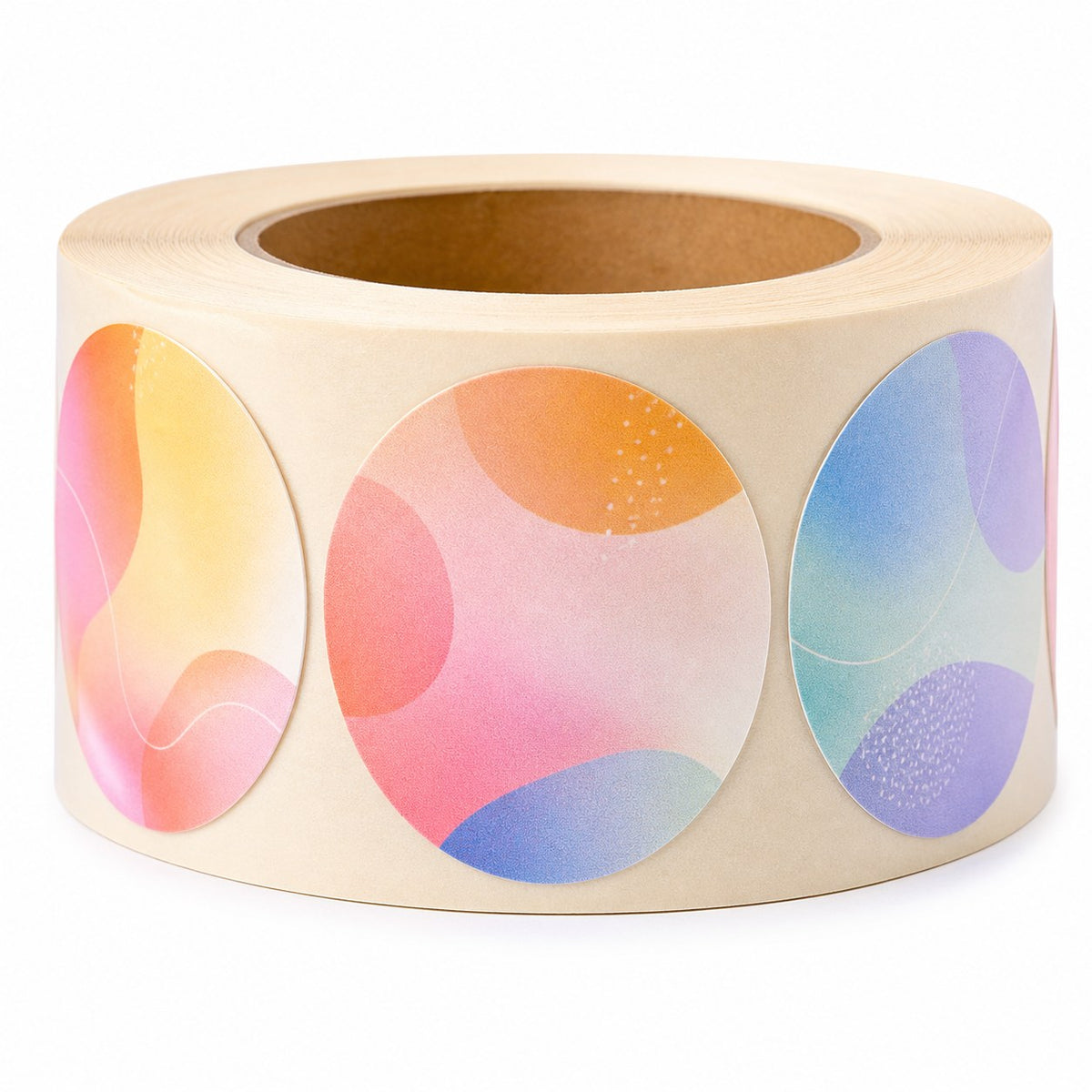 Hochwertige Etiketten auf Rolle rund (6 cm)