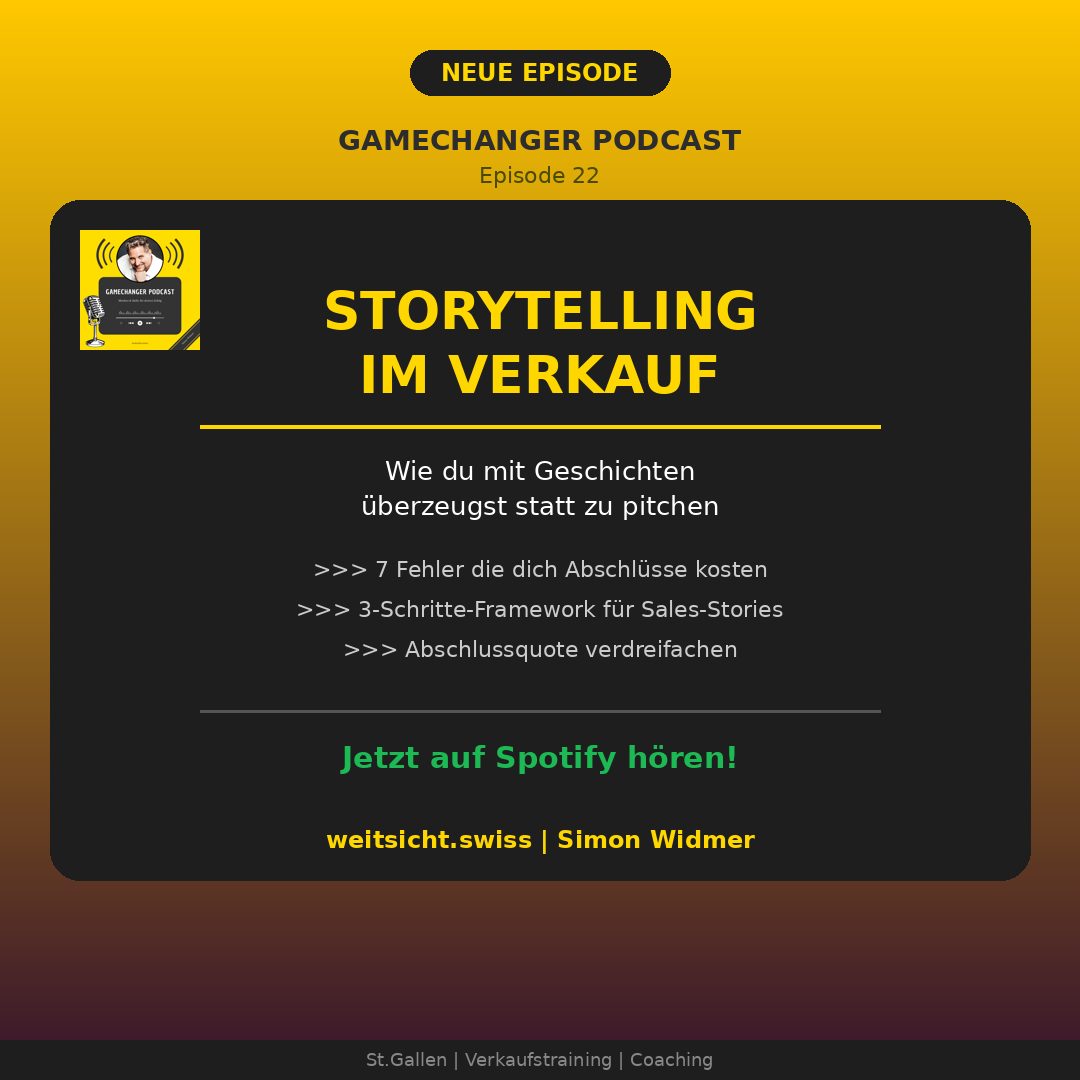 Neuer Podcast online: 🎙️ Warum kaufen Kunden bei dir – oder eben nicht?