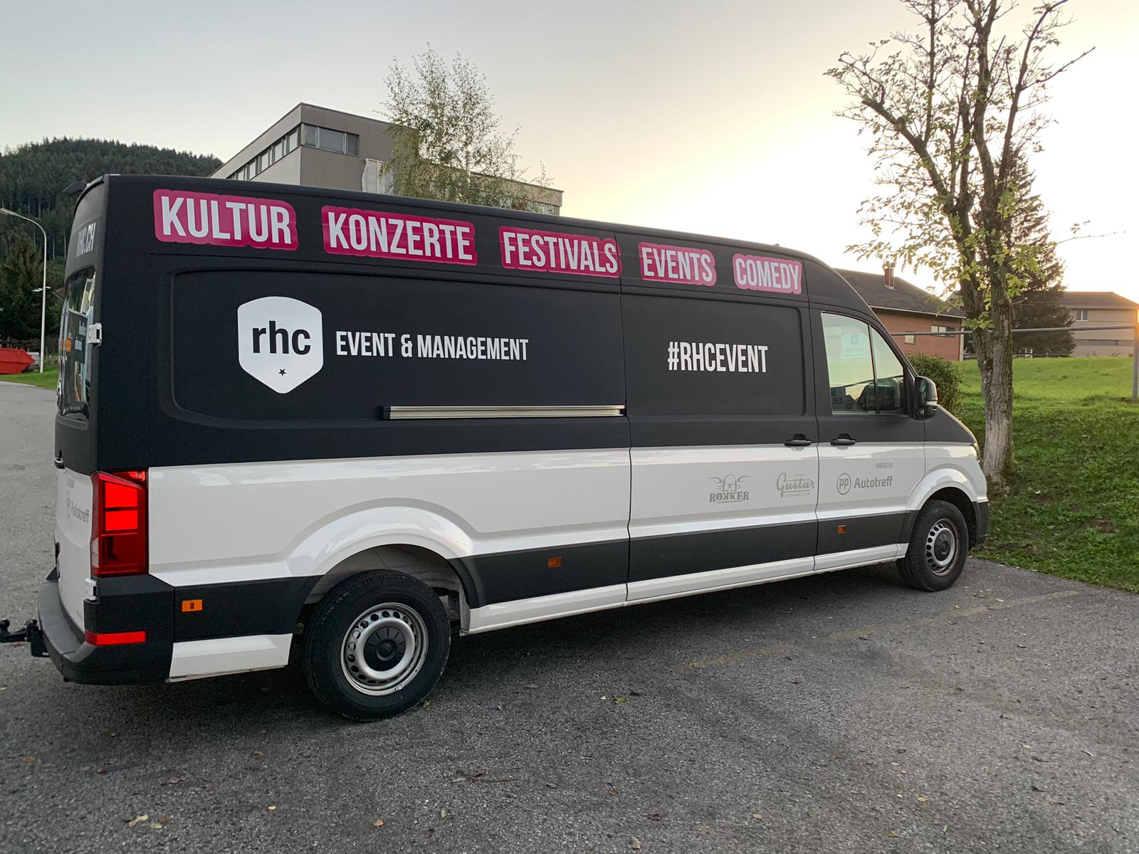 Promo Mobil für RHC Events – weitsicht.swiss