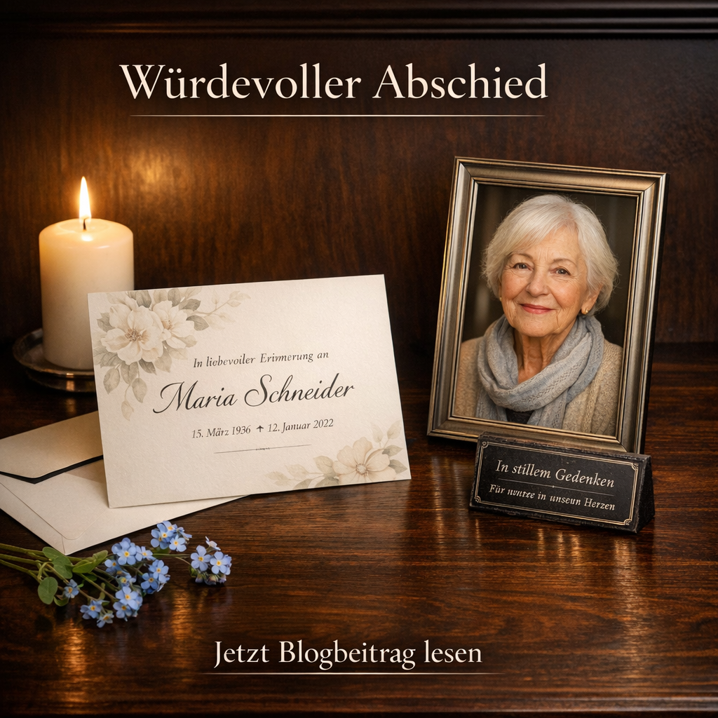 Leidzirkulare und Trauerdruck: Würdevoller Abschied mit WEiTSICHT.swiss