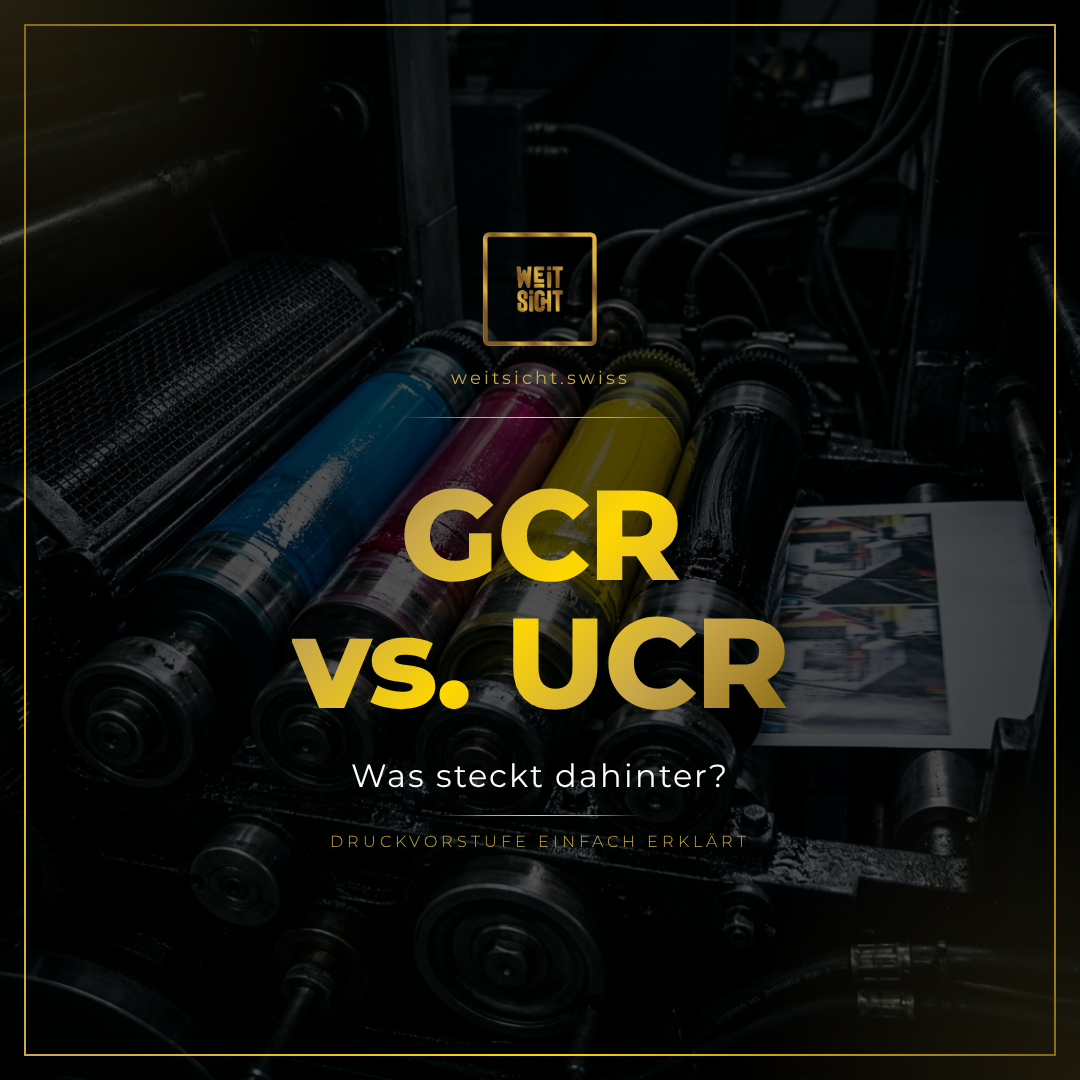 GCR vs. UCR: Was passiert mit den Farben, bevor dein Druckprodukt entsteht?
