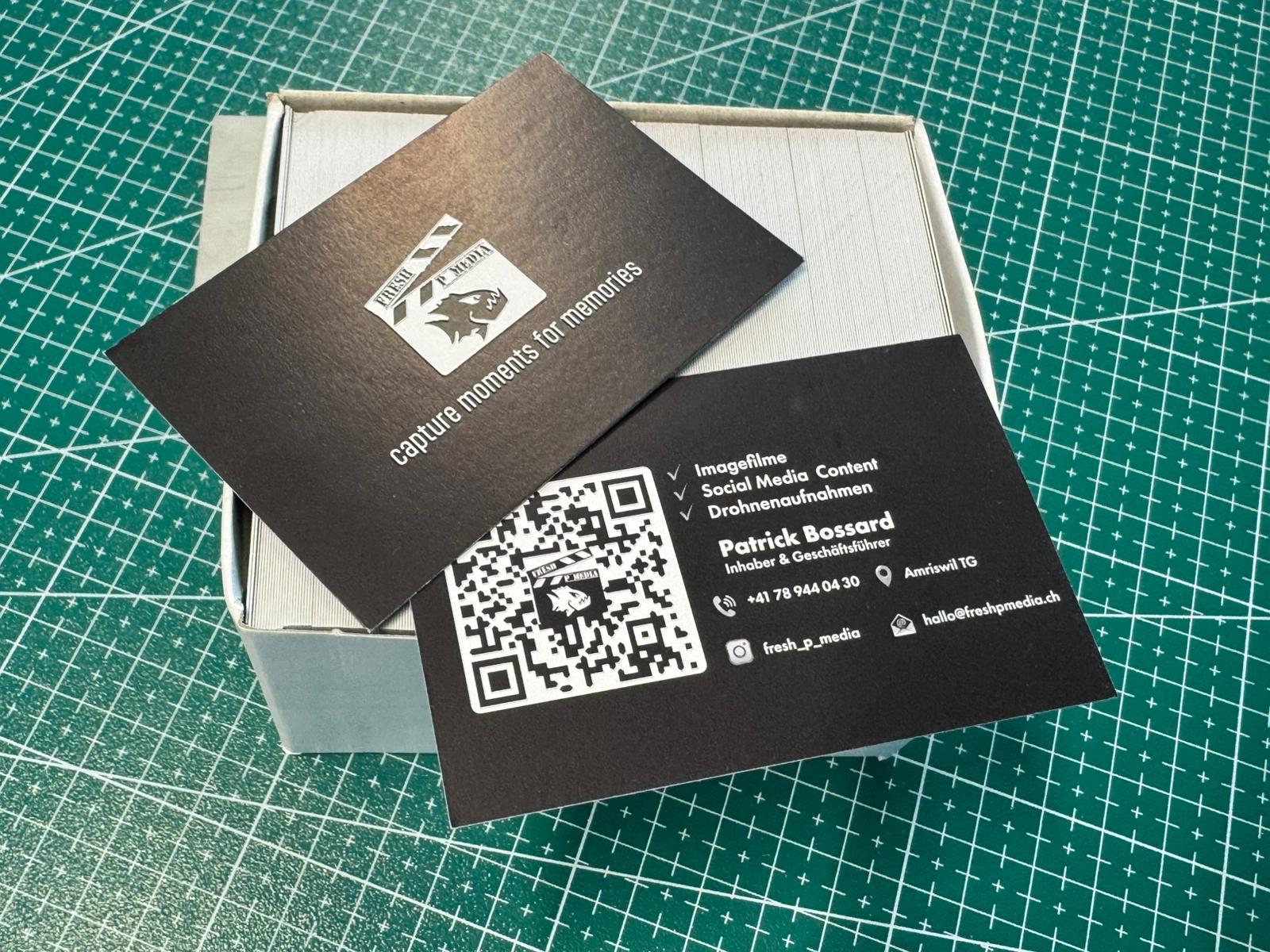 Visitenkarten mit dem besonderen Effekt