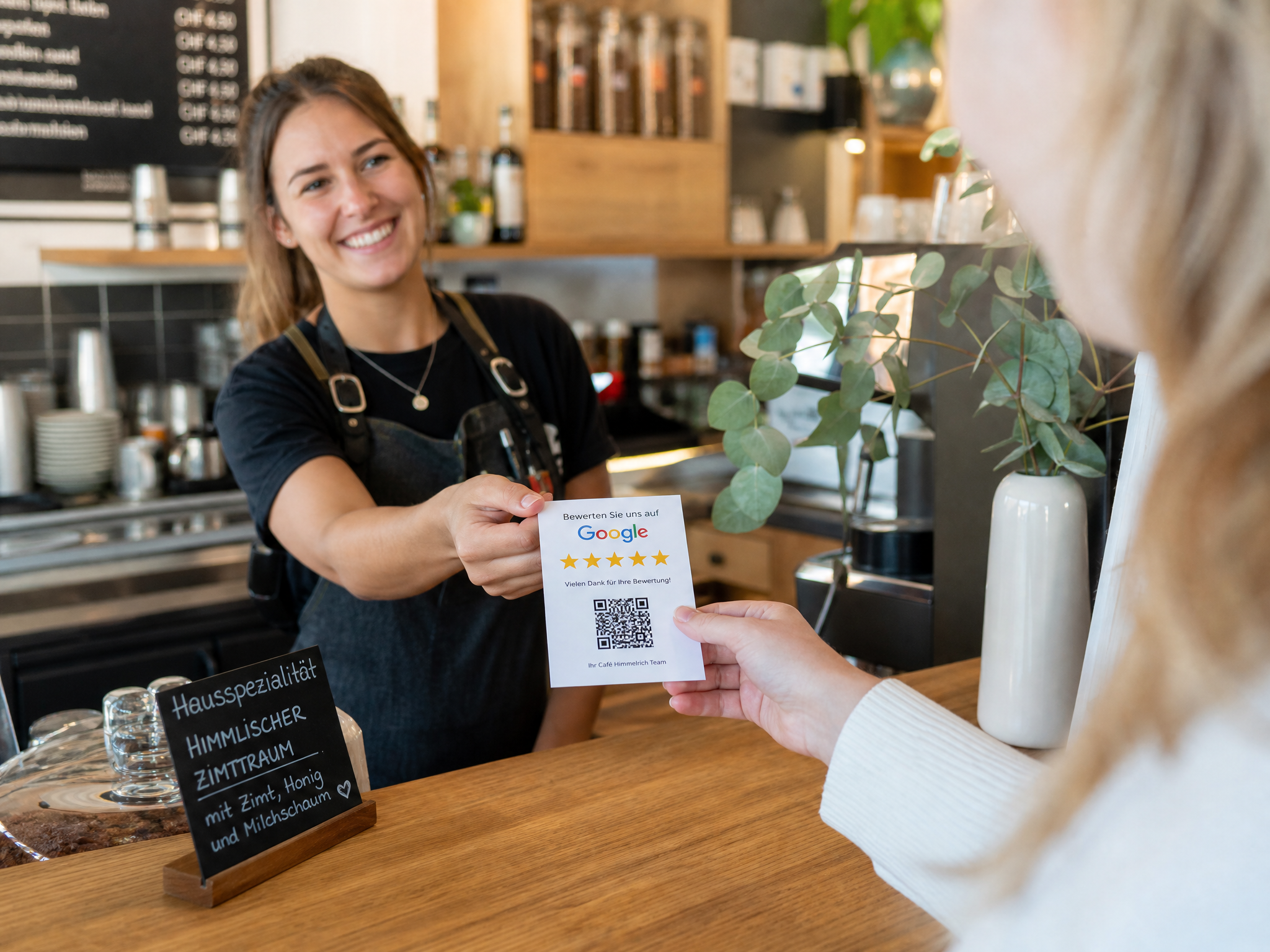 Google Bewertungskarten – 500 Stück mit individuellem Design & QR-Code