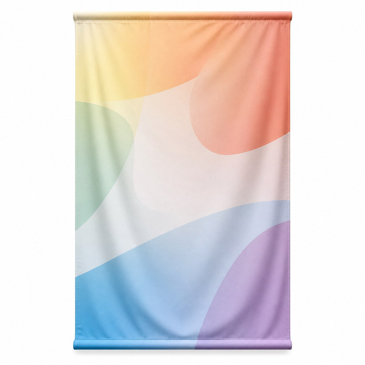 Hochwertiger Stoff-Banner, 4/0-farbig bedruckt, Hohlsaum oben und unten (Durchmesser Hohlsaum 3,0 cm)