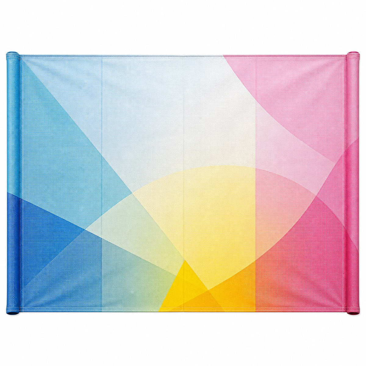 Baugerüstbanner mit Hohlsaum links und rechts (Durchmesser Hohlsaum 6,0 cm)