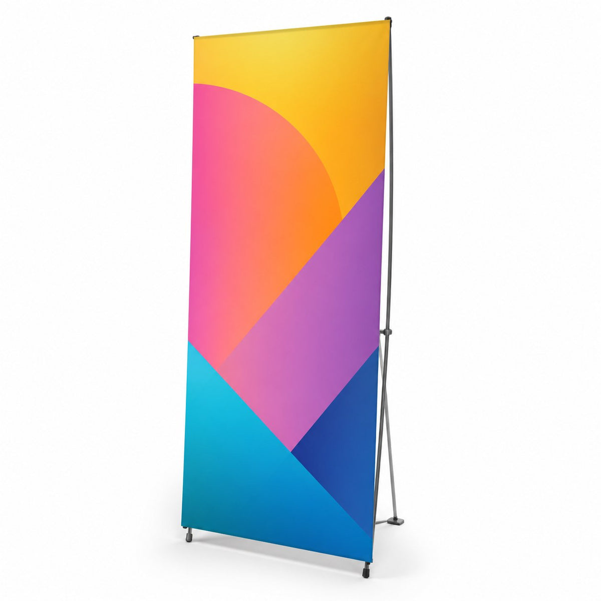 L-Banner 85 cm x 200 cm inkl. Gestell, Druck und Versand