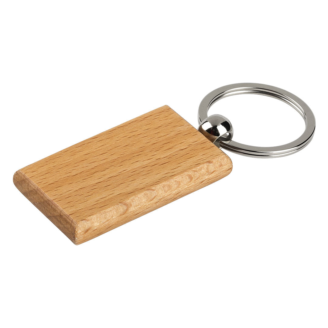 WOODY R Schlüsselanhänger - Werbeartikel bedruckbar | Holz