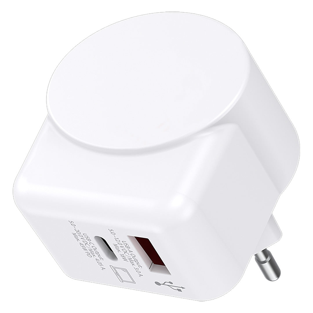 EU USB CHARGER AC - Weiss