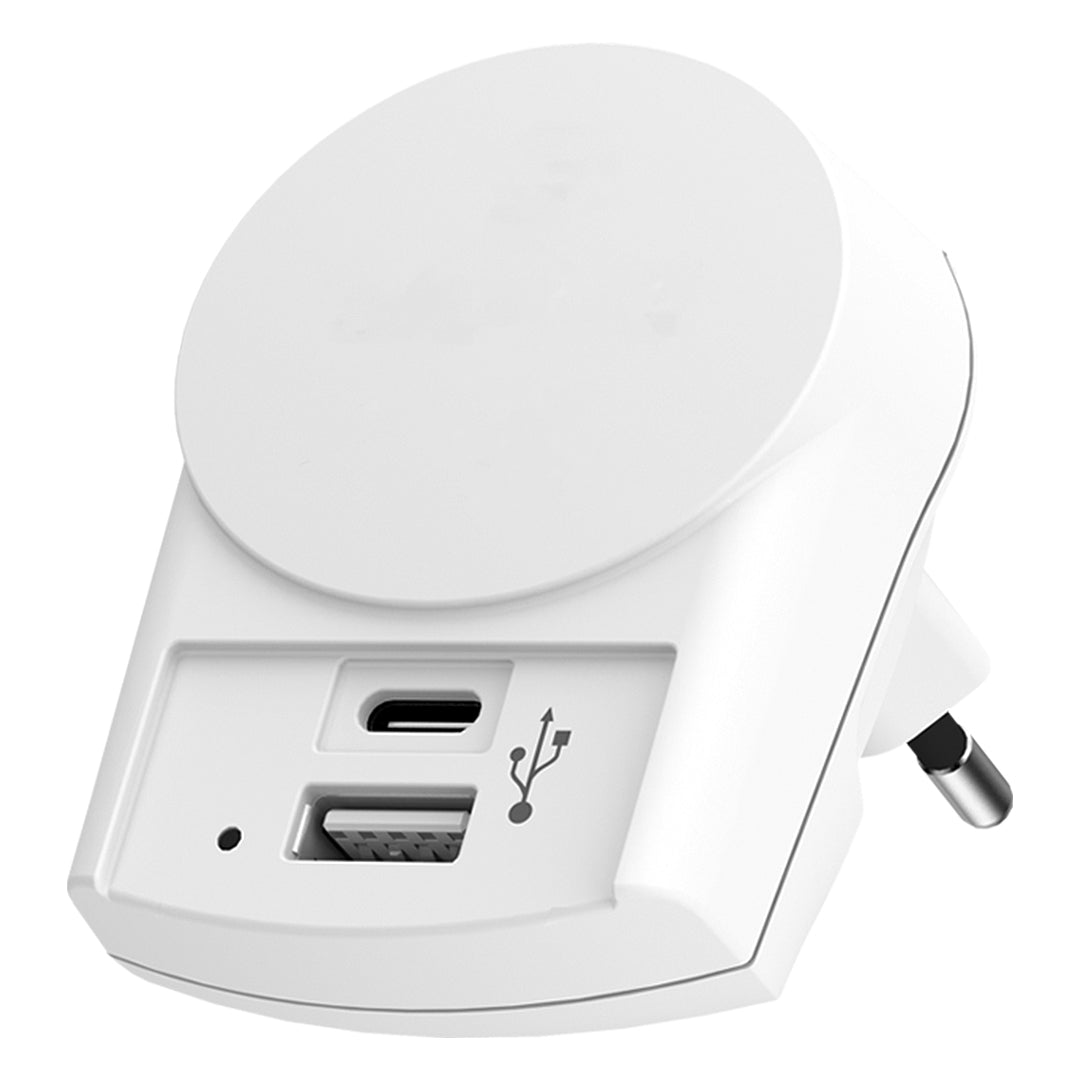 EURO USB CHARGER AC - Weiss