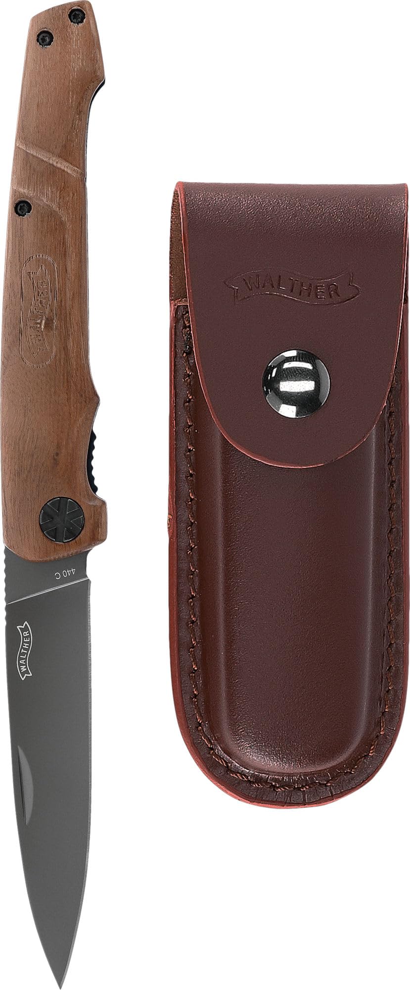 Walther BWK 1 (Blue Wood Knife 1) – Ansicht 2 | Walther mit Gravur
