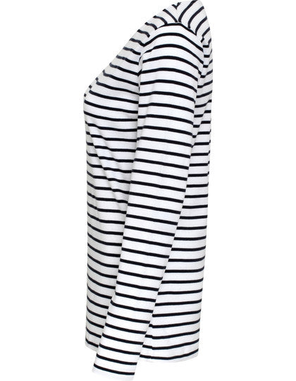 AQ071 Women´s Marinière Coastal Long Sleeve Tee – Bild 5