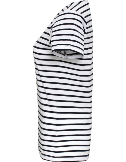 Damen Marinière Kurzarm T-Shirt – Bild 5