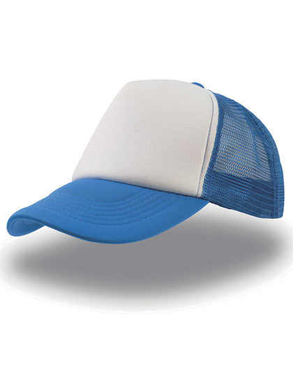 Weiss / Royalblau