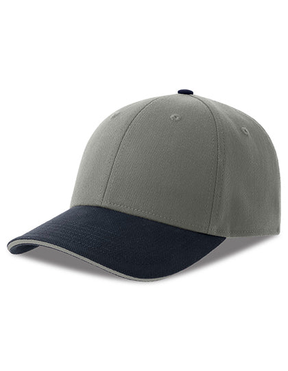 Hellgrau meliert / Navy